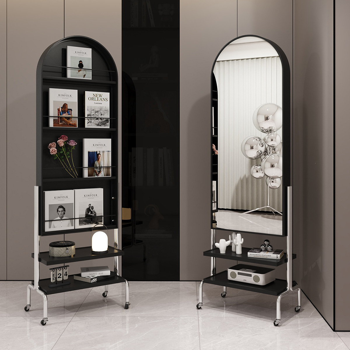 Movable full-length mirror Flo - Bedroom Furniture recension och pris