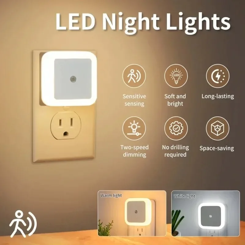 1/6PCS Wireless LED Night Ligh - Floating Nightstand With Led Light recension och pris