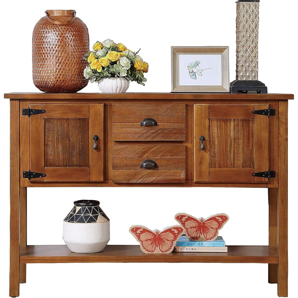 Solid Wood ole Table with Ders - Tables recension och pris