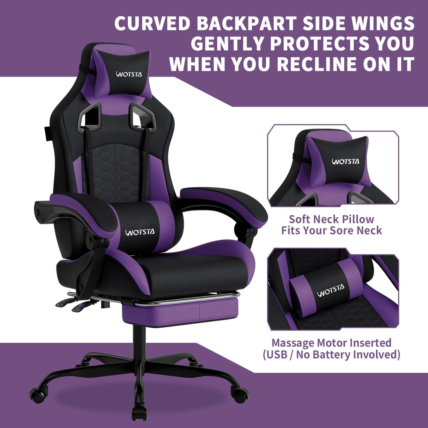 Gaming Chair with Massage,Ergo - Sofas recension och pris